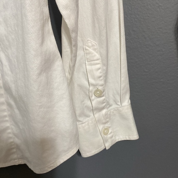 Lilly Pulitzer White Button Down Top - Picture 7 of 10